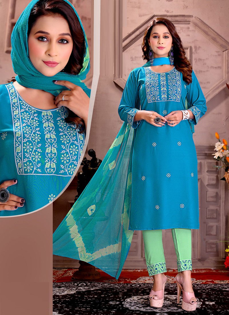 Master Bit Coin Embroidery Readymade Suits Catalog 
